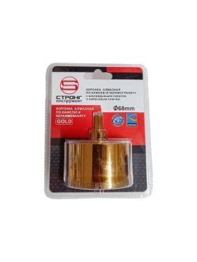 Коронка алмазная по керамике и стеклу 68 мм Strong СTК-06700068