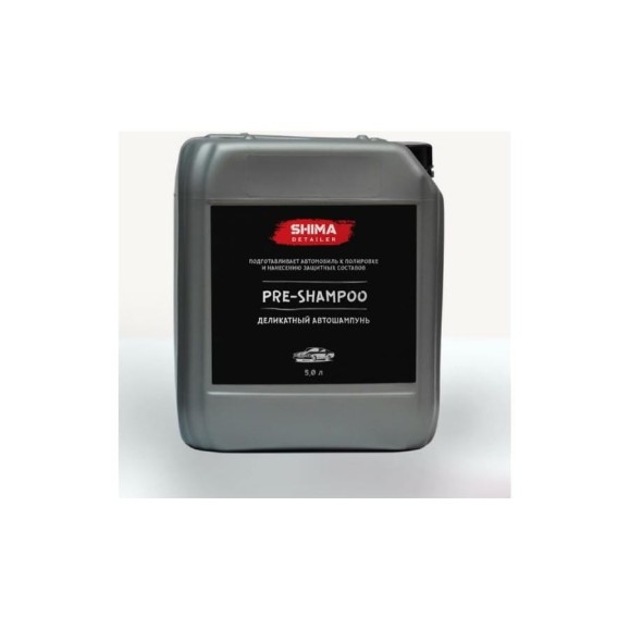 Деликатный автошампунь DETAILER PRE-SHAMPOO 5 л SHIMA 4603740920162