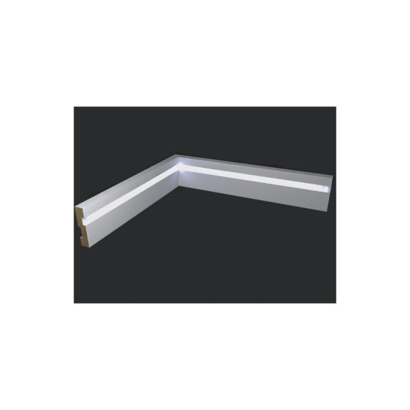 Плинтус напольный (70x16x2000 мм) Evrowood PN021LED