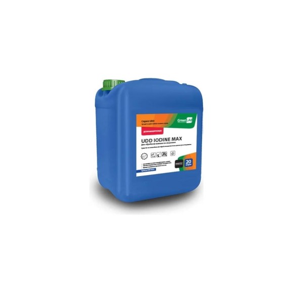 Слабокислотное высоковязкое дезинфицирующее средство ГринЛаб UDD IODINE MAX UDD-06/20