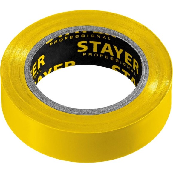 Изолента STAYER Protect-10 ПВХ 10м (0,13х15 мм), желтая 12291-Y Изолента STAYER Protect-10 ПВХ 10м (0,13х15 мм), желтая 12291-Y