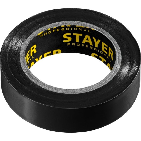 Изолента STAYER Protect-10 ПВХ 10м (0,13х15 мм), черная 12291-D Изолента STAYER Protect-10 ПВХ 10м (0,13х15 мм), черная 12291-D
