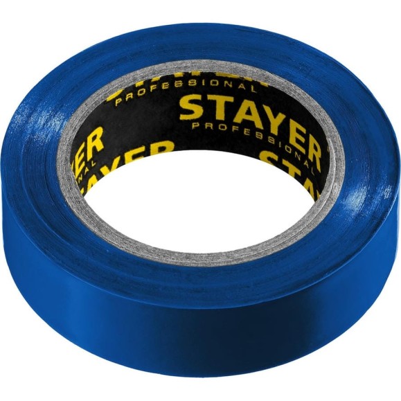 Изолента STAYER Protect-10 ПВХ 10м (0,13х15 мм), синяя 12291-B Изолента STAYER Protect-10 ПВХ 10м (0,13х15 мм), синяя 12291-B