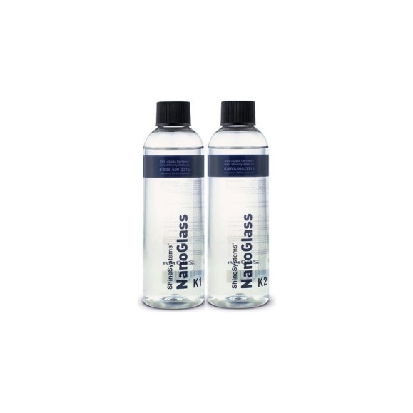 Защитное нанопокрытие для стекол Shine Systems NanoGlass K1(200мл) + K2(200мл) SS826