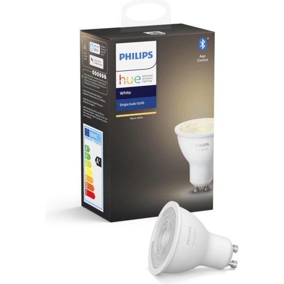 Лампа Philips Hue белая, с цоколем GU10, 5.5W EU 929001953505