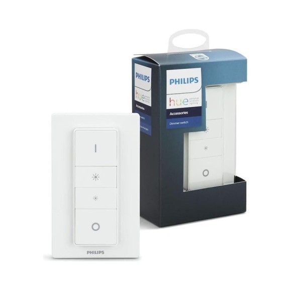 Умный диммер - пульт дистанционного управления Philips Hue работает только в в экосистеме Philips Hue DIM Switch RUS 929001173770
