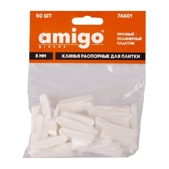Клинья (50 шт; 39х8 мм) Amigo 74601 Клинья (50 шт; 39х8 мм) Amigo 74601