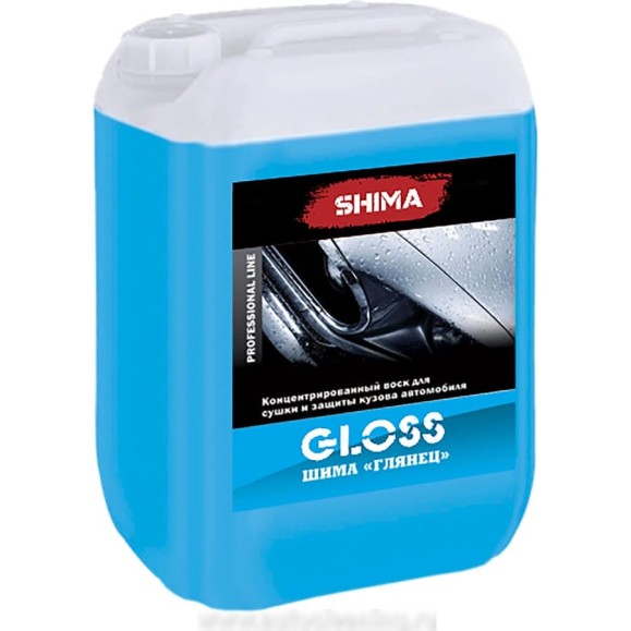 Воск для кузова автомобиля SHIMA GLOSS 5 л 4626016836288 Воск для кузова автомобиля SHIMA GLOSS 5 л 4626016836288