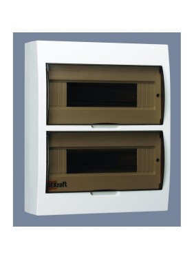Модульный пластиковый корпус DEKraft ЩРН-П-24 IP41 31013DEK
