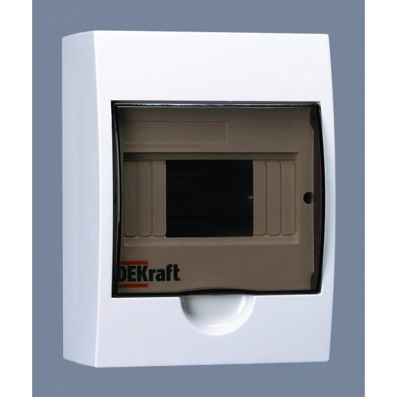 Модульный пластиковый корпус DEKraft ЩРН-П-6 IP41 31009DEK