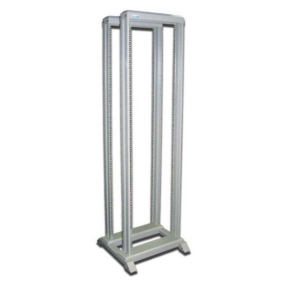 Двухрамная стойка TWT 42U, 600x600, серая RACK2-42U-6x6