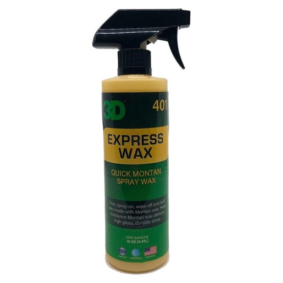 Быстрый защитный состав 3D Express Wax 401OZ16 0.47 л 020537 Быстрый защитный состав 3D Express Wax 401OZ16 0.47 л 020537