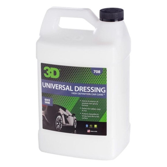 Чернение резины и пластика 3D Universal Dressing 708G01 3.78 л 020584 Чернение резины и пластика 3D Universal Dressing 708G01 3.78 л 020584
