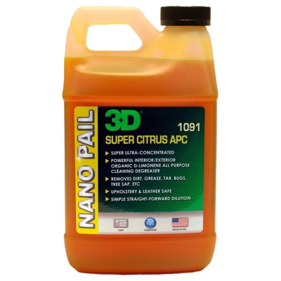 Универсальный очиститель салона 3D Super Citrus APC 1091OZ64 1.89 л 020495 Универсальный очиститель салона 3D Super Citrus APC 1091OZ64 1.89 л 020495