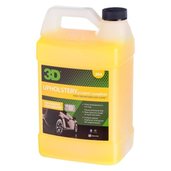 Очиститель ткани 3D Upholstery & Carpet Shampoo 204G01 3.78 л 020525 Очиститель ткани 3D Upholstery & Carpet Shampoo 204G01 3.78 л 020525