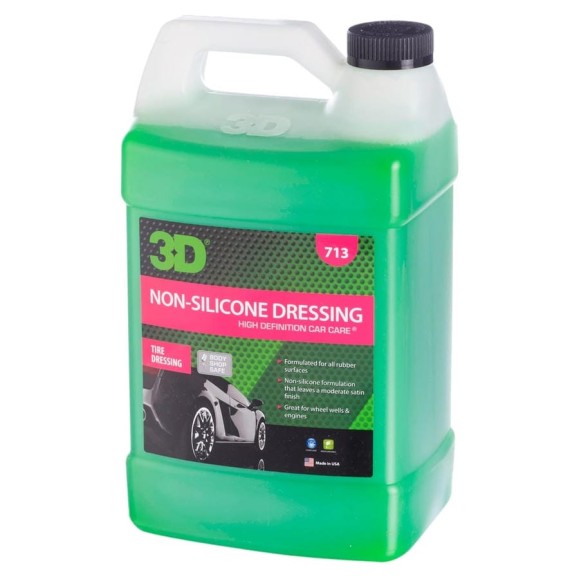 Средство для резины и подкапотного пространства 3D Non-Silicone Dressing 713G01 3.78 л 020590 Средство для резины и подкапотного пространства 3D Non-Silicone Dressing 713G01 3.78 л 020590