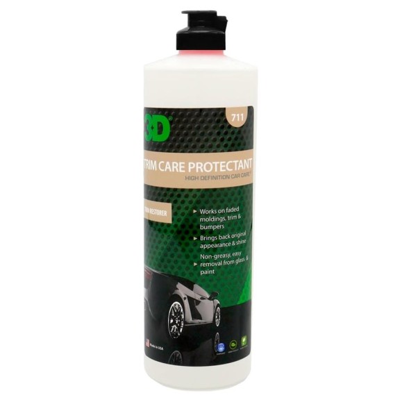 Чернитель резины и пластика 3D Trim Care Protectant 711OZ16 0.47 л 020589 Чернитель резины и пластика 3D Trim Care Protectant 711OZ16 0.47 л 020589