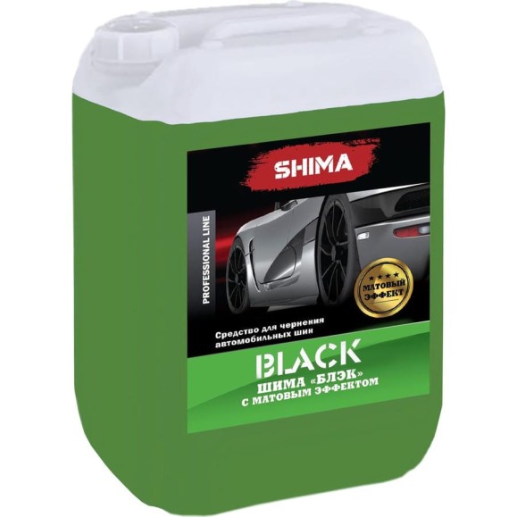 Матовый чернитель для шин SHIMA BLACK 5 л 4626016836455 Матовый чернитель для шин SHIMA BLACK 5 л 4626016836455