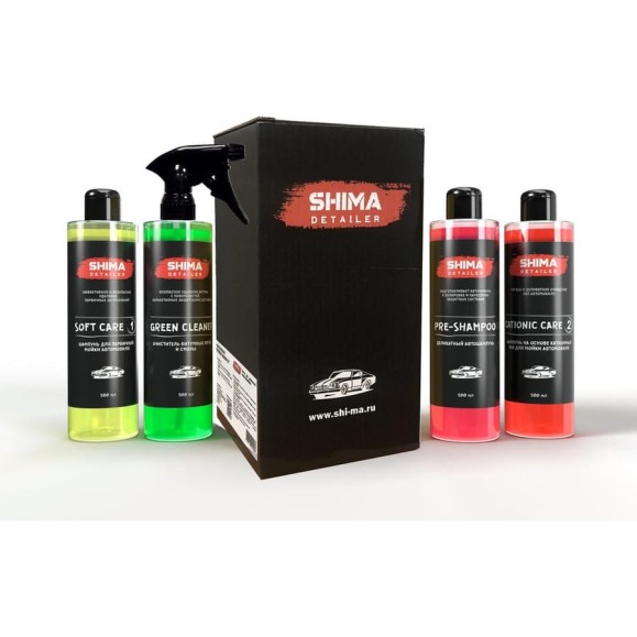 Набор для деликатной мойки автомобиля SHIMA DETAILER DELICATE CARWASH SET 4603740920261 Набор для деликатной мойки автомобиля SHIMA DETAILER DELICATE CARWASH SET 4603740920261