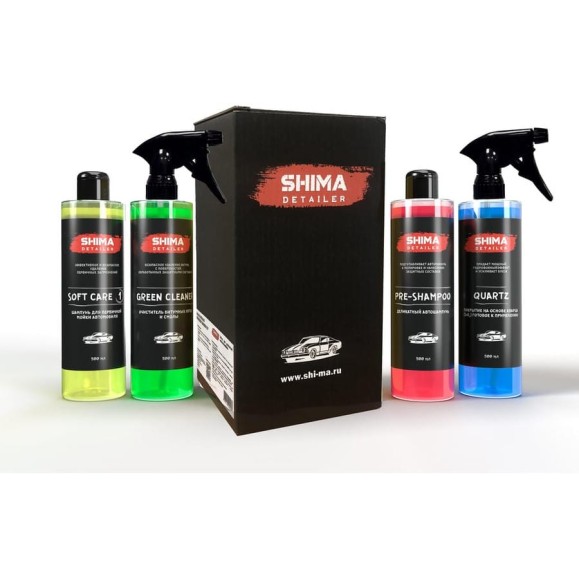 Набор для кварцевой защиты автомобиля SHIMA DETAILER QUARTZ PROTECTION SET 4603740920438