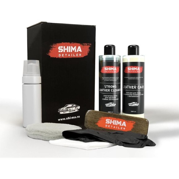 Набор для ухода за кожей SHIMA DETAILER PROFI LEATHER CARE SET 4603740920247 Набор для ухода за кожей SHIMA DETAILER PROFI LEATHER CARE SET 4603740920247