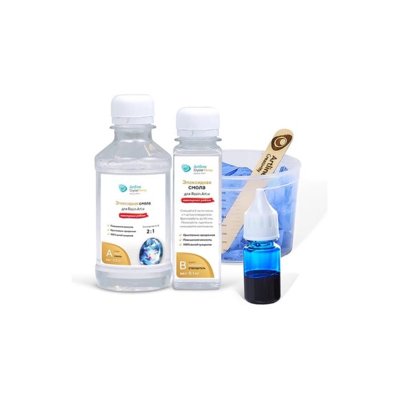 Эпоксидная смола Artline Creativity Artline Honey с творческим набором 0.3 кг AC-HON-00-300-S01 Эпоксидная смола Artline Creativity Artline Honey с творческим набором 0.3 кг AC-HON-00-300-S01