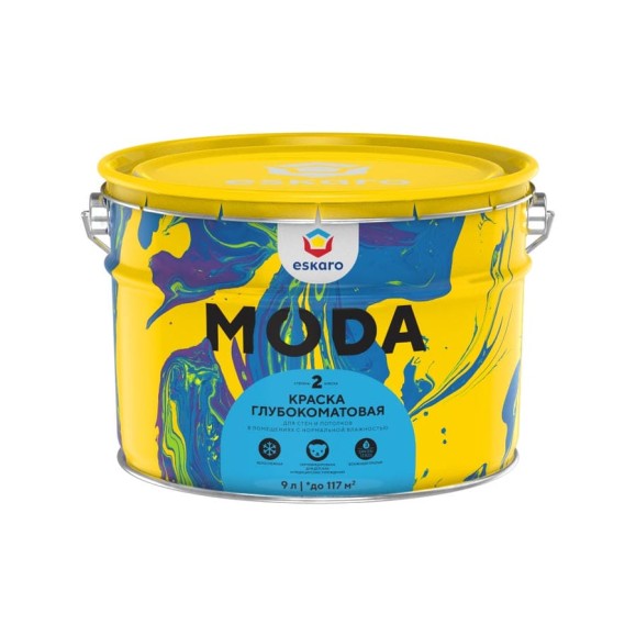 Краска Eskaro MODA 2 9 л K0203 Краска Eskaro MODA 2 9 л K0203