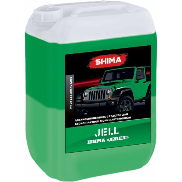 Автошампунь двухкомпонентный для бесконтактной мойки транспорта JEEL 10 л SHIMA 4626016836011