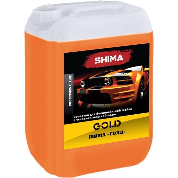 Автошампунь высококонцентрированный для бесконтактной мойки GOLD 20 кг SHIMA 4626017316505