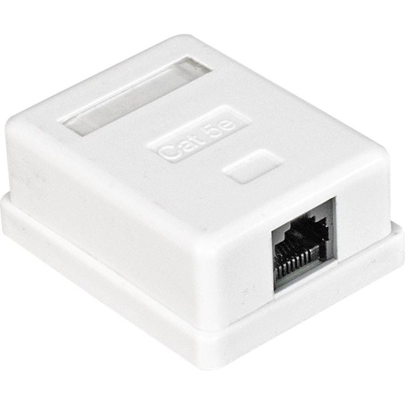 Внешняя розетка ExeGate RJ-45 категория 5/5E UTP Krone/110 271122 Внешняя розетка ExeGate RJ-45 категория 5/5E UTP Krone/110 271122
