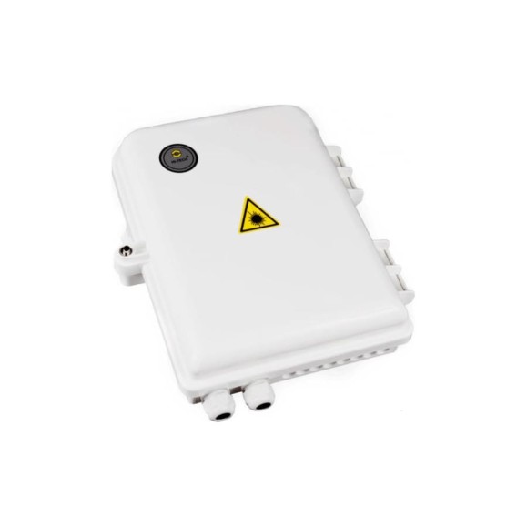 Настенный распределительный бокс LANMASTER на 16 волокон, наружной установки, IP65 LAN-FDB-FTTH16/OUT