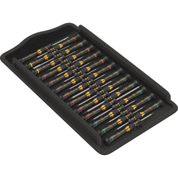 Набор отверток для электроники Wera, Kraftform Micro ESD, 25 предметов, WE-134019