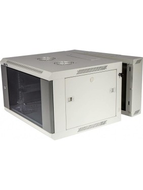 Настенный шкаф TWT серии Pro 3-секционный 15U 600x600, стеклянная дверь I CBW3G-15U-6x6-GY