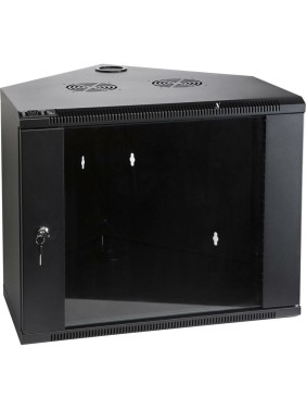 Настенный шкаф TWT угловой, 4U 600x600, стеклянная дверь, черный, I CBWTG-4U-6x6-BK Настенный шкаф TWT угловой, 4U 600x600, стеклянная дверь, черный, I CBWTG-4U-6x6-BK