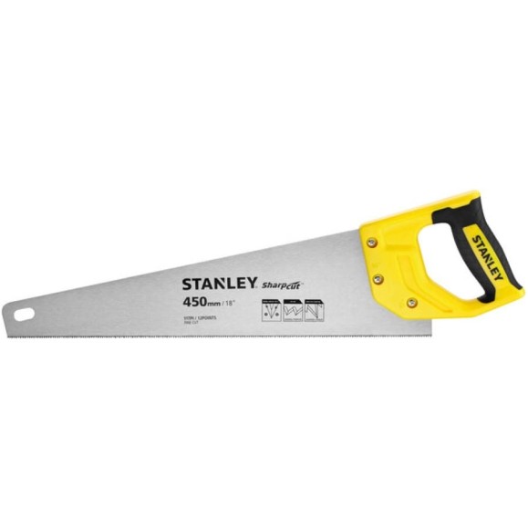 Ножовка Stanley SHARPCUT 11TPI, 450 мм STHT20370-1