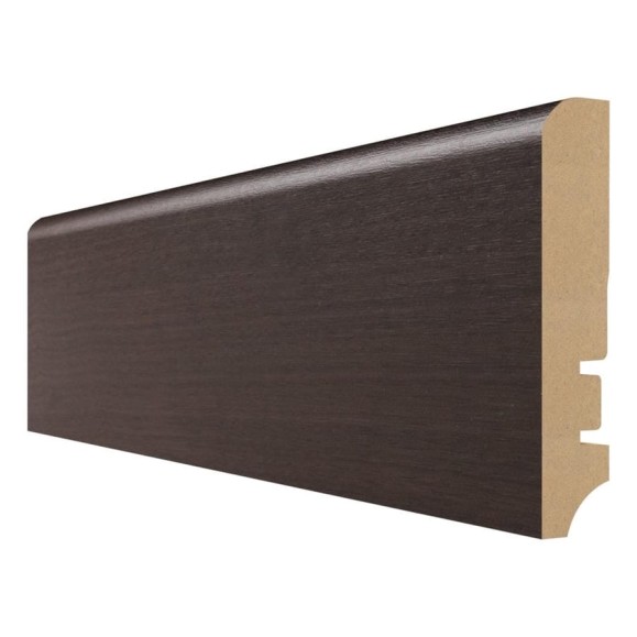 Плинтус Aktuell Design (16x81x2400 мм; МДФ; Каштан) Hannahholz AD 81402.37