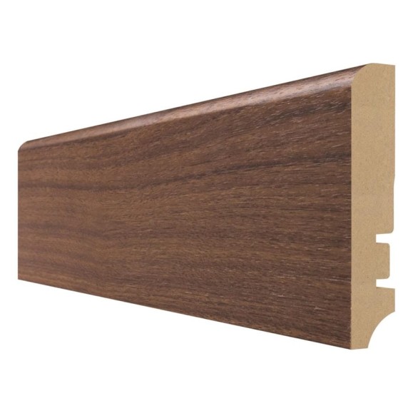 Плинтус Aktuell Design (16x81x2400 мм; МДФ; Орех) Hannahholz AD 81402.03
