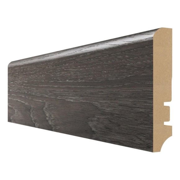 Плинтус Aktuell Design (16x81x2400 мм; МДФ; Дуб темный) Hannahholz AD 81402.22