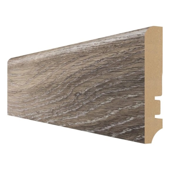 Плинтус Aktuell Design (16x81x2400 мм; МДФ; Дуб серый) Hannahholz AD 81402.24