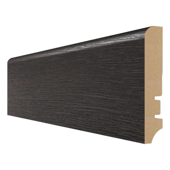 Плинтус Aktuell Design (16x81x2400 мм; МДФ; Кобики мокка) Hannahholz AD 81402.02