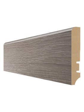Плинтус Aktuell Design (16x81x2400 мм; МДФ; Дуб европейский серый) Hannahholz AD 81402.08