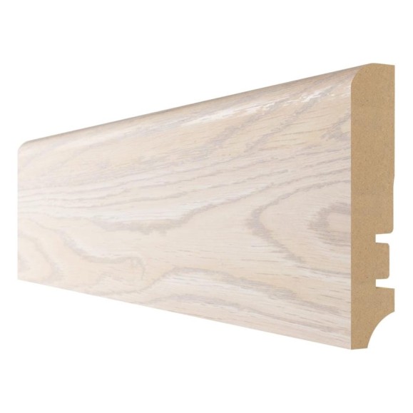 Плинтус Aktuell Design (16x81x2400 мм; МДФ; Дуб слоновая кость) Hannahholz AD 81402.28