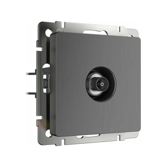 ТВ-розетка Werkel W1183004 оконечная графит a050758