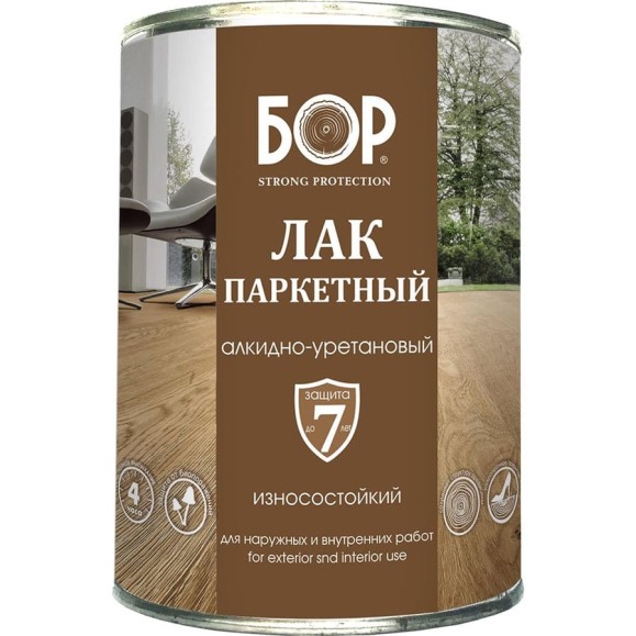 Паркетный лак Бор АУ-271, износостойкий, матовый, 0,7 кг 4607023392875 Паркетный лак Бор АУ-271, износостойкий, матовый, 0,7 кг 4607023392875