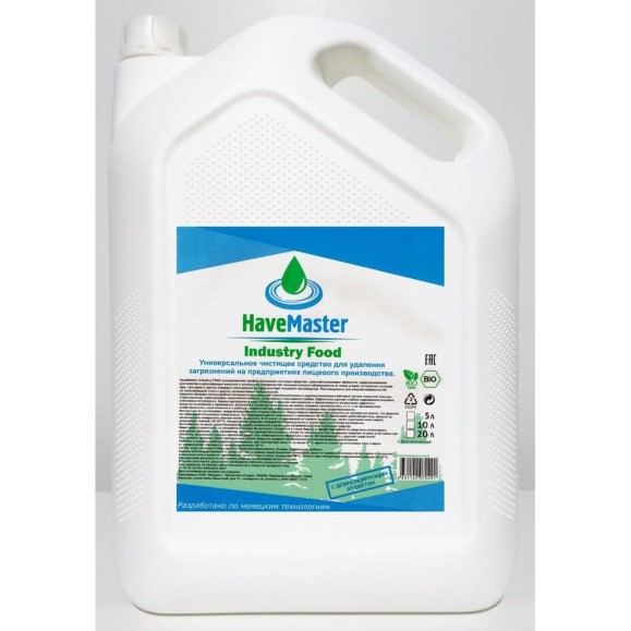 Средство пенное высокощелочное антижир, антинагар HaveMaster Professional Industry Food 5л HMPIF0012 Средство пенное высокощелочное антижир, антинагар HaveMaster Professional Industry Food 5л HMPIF0012