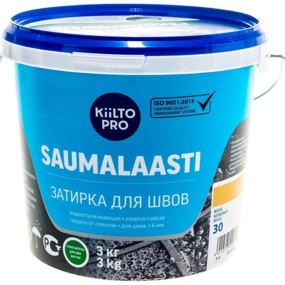 Затирка KIILTO Saumalaasti 30 3 кг, бежевый T3519.003