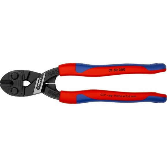Болторез KNIPEX CoBolt длина 200 мм, 2К ручки, KN-7102200SB Болторез KNIPEX CoBolt длина 200 мм, 2К ручки, KN-7102200SB