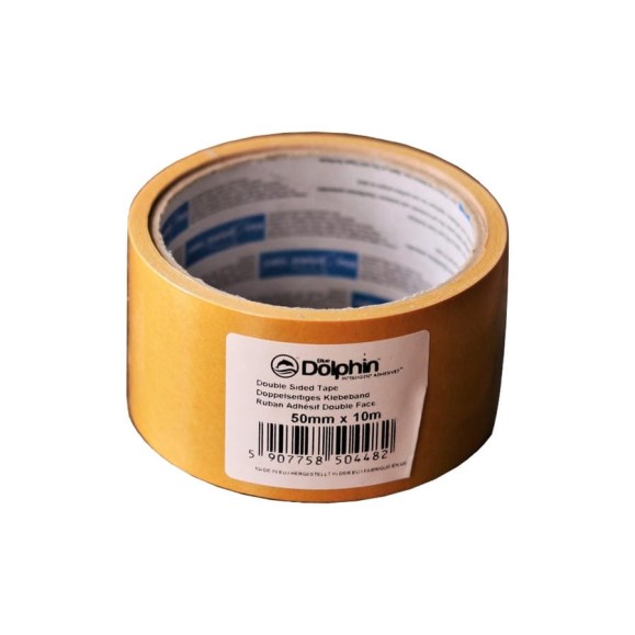 Двухсторонняя клейкая лента Blue Dolphin Double-sided 50мм х 10м 04-3-02-EN Двухсторонняя клейкая лента Blue Dolphin Double-sided 50мм х 10м 04-3-02-EN
