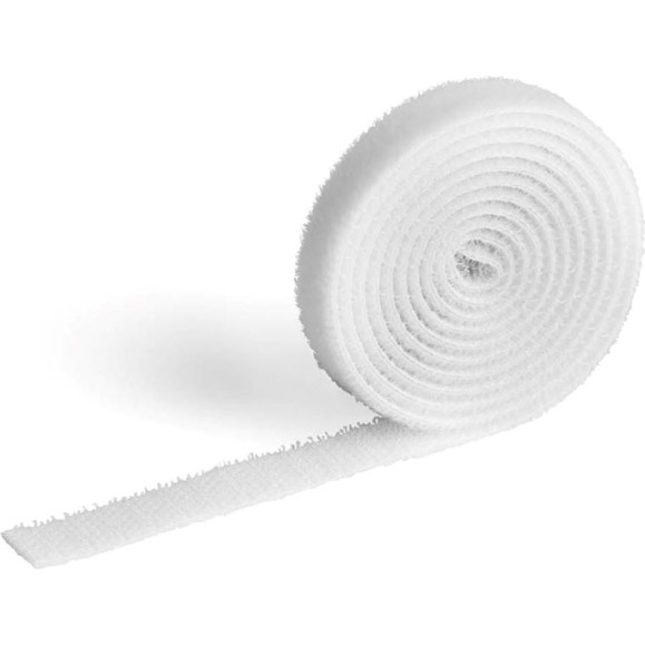 Лента на липучке для фиксации кабеля DURABLE CAVOLINE GRIP 1000х10 мм, белый 503102