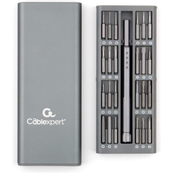 Отвертка с набором бит Cablexpert, 49 предметов TK-SD-08R Отвертка с набором бит Cablexpert, 49 предметов TK-SD-08R